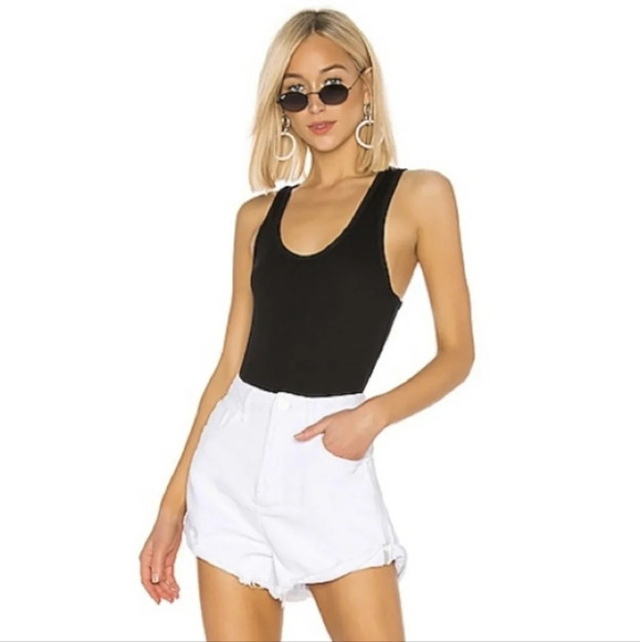 One Teaspoon High Rise Bandit Shorts Cut Off Raw Hem Button Up Fly Distressed 27 - Picture 1 of 13